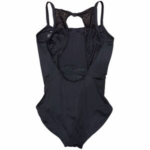 Black Lace Ballet Leotard